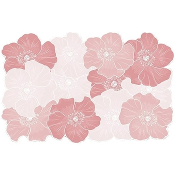 Podna prostirka od diatomita s cvjetnim uzorkom, digitalni tisak, periva, prilagodljiva