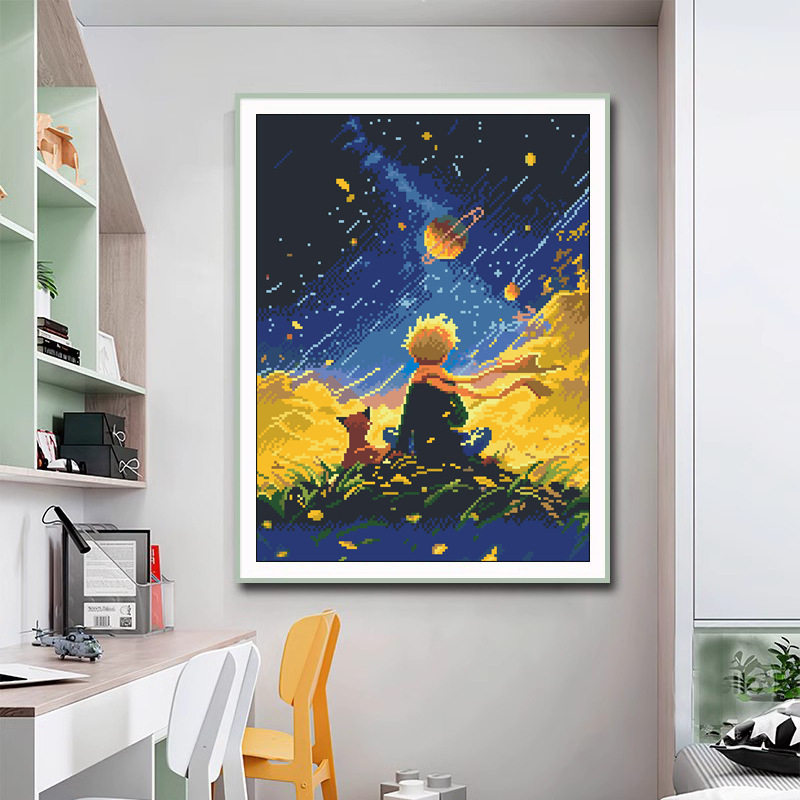 Set za križićno šivanje – crtani stil, uzorak Cartoon/Animation, platno 11CT, za dnevni boravak, spavaću sobu ili restoran