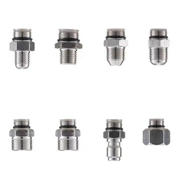 Nerđajući čelik, vanjski navoj 3/8, brzi spojni adapter za visokotlačni čistač, model 133, izlaz pištolja za pranje automobila