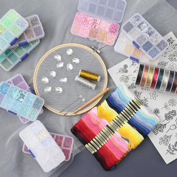 Set alata za križni bod u šivaćoj kutiji, Junzhi, podrijetlo Jinhua, 60 komada, stil veza, prilagodljiva obrada