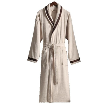 Халат за баня, унисекс, 100% памук, памучна материя, за пролет