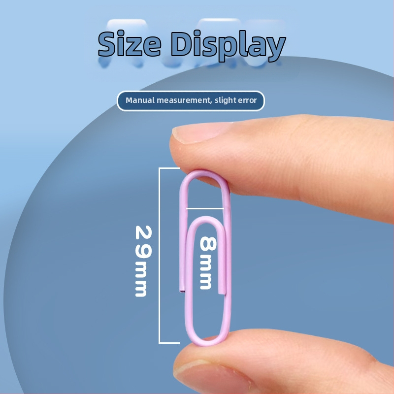 Μεταλλικό κλιπ χαρτιού Truecolor Pclip, μοντέλο Pclip, Υλικό: Μέταλλο, Συσκευασία: Κονσερβοκουτί, 500 τεμάχια