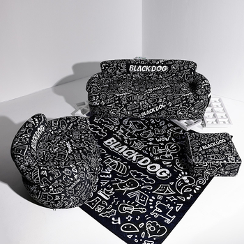 Black Dog vanjska piknik podloga, protuklizna i vodootporna, za 4–6 osoba, težina 3 kg