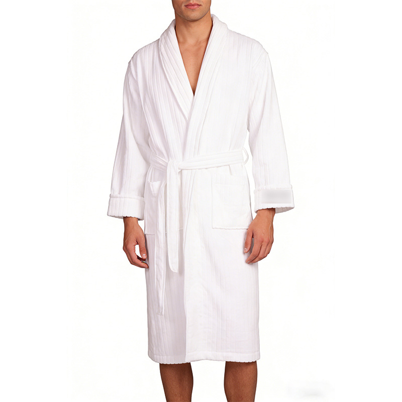 Халат за баня за двойки, 100% памук, унисекс, зимна употреба