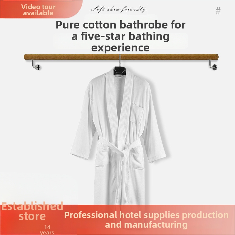 Hotelový župan, bavlna, Cut Velvet, 1200 g, Česaná priadza, Prispôsobiteľné