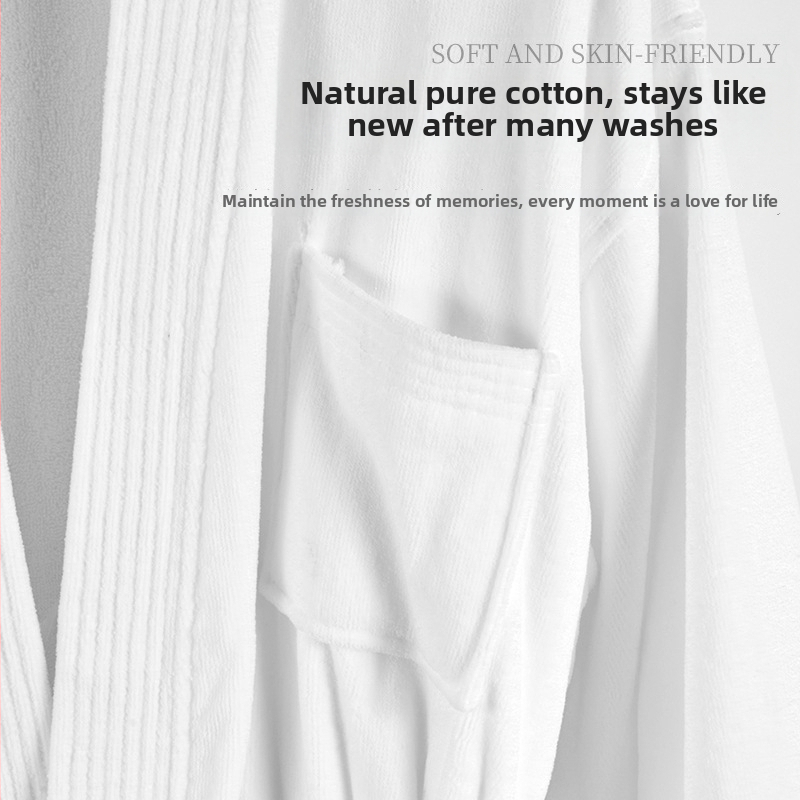 Hotelový župan, bavlna, Cut Velvet, 1200 g, Česaná priadza, Prispôsobiteľné