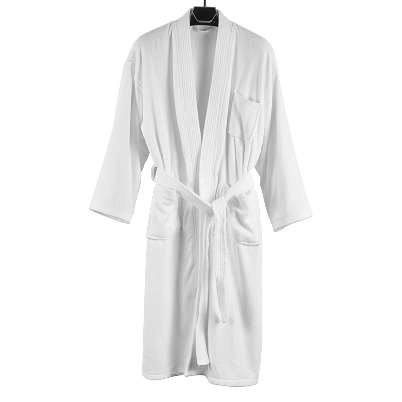 Хотелски халат за баня, памук, Cut Velvet, 1200 g, Combed Yarn, По поръчка