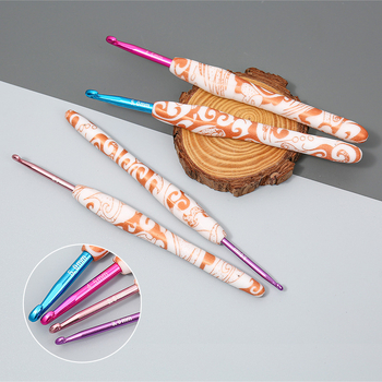 Set kuki za kukičanje s ergonomskim mekanim držačima TPR – DIY pletenje, Zhongma, prilagodljivo pakiranje, 150 g
