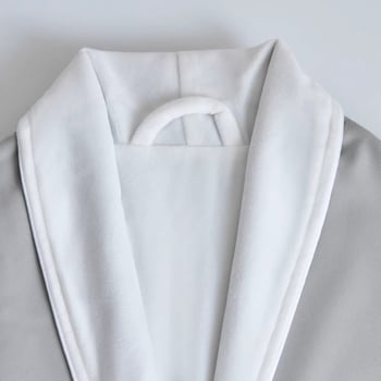 Халат за хотел за двойки, смесен материал, 1000 g, двойнослоен ревер, възможност за печат на лого