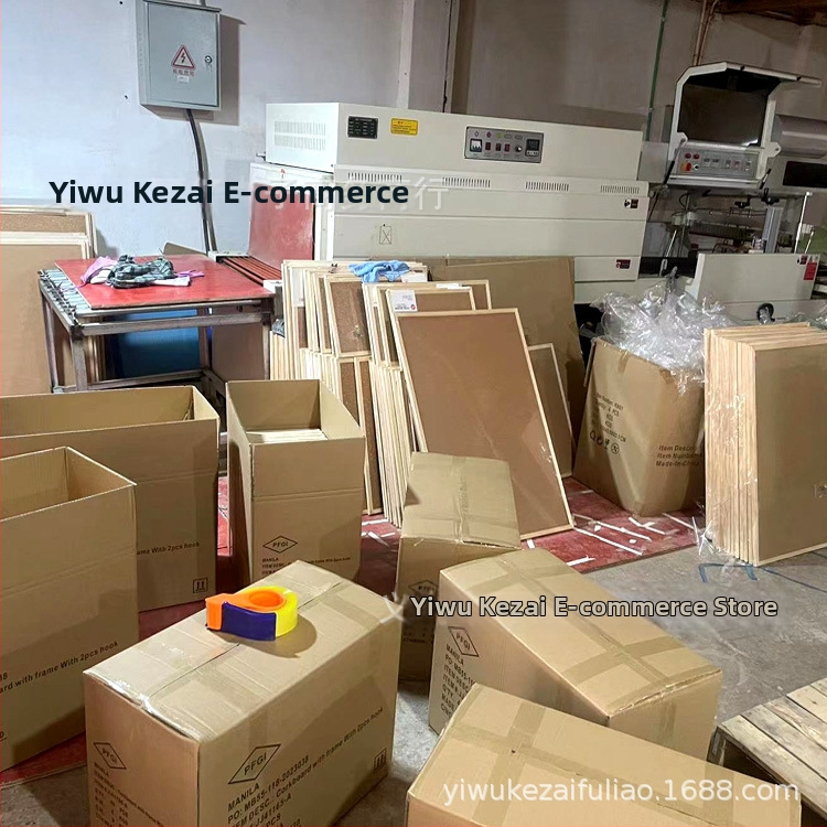 Zavesný korkový panel s dreveným rámom, jednostranný a dvojstranný, moderný minimalistický bulletin board pre domov a škôlku