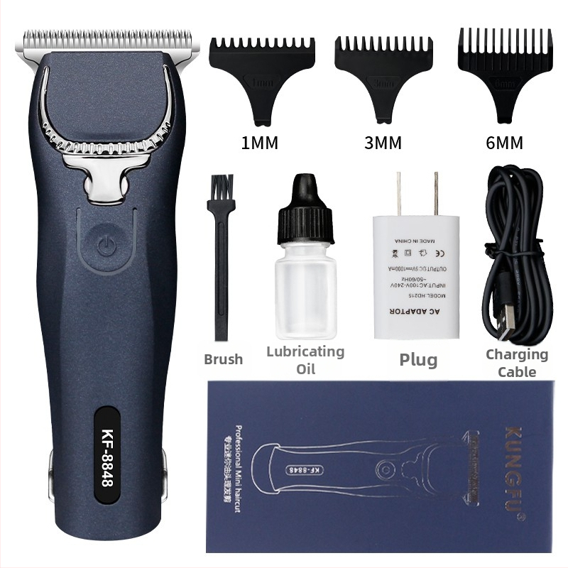 Električni stroj za šišanje kose s graviranim čelikom za salone, retro fade frizura, profesionalni trim clipper za frizerske salone