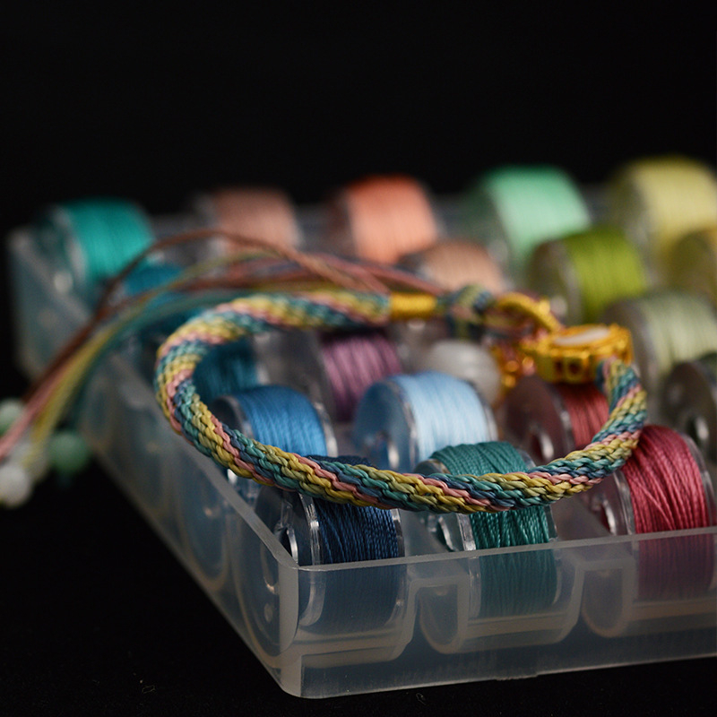 3-szálú kötőzsinórkészlet DIY kötéshez, bojtokkal és virágcsomagoláshoz