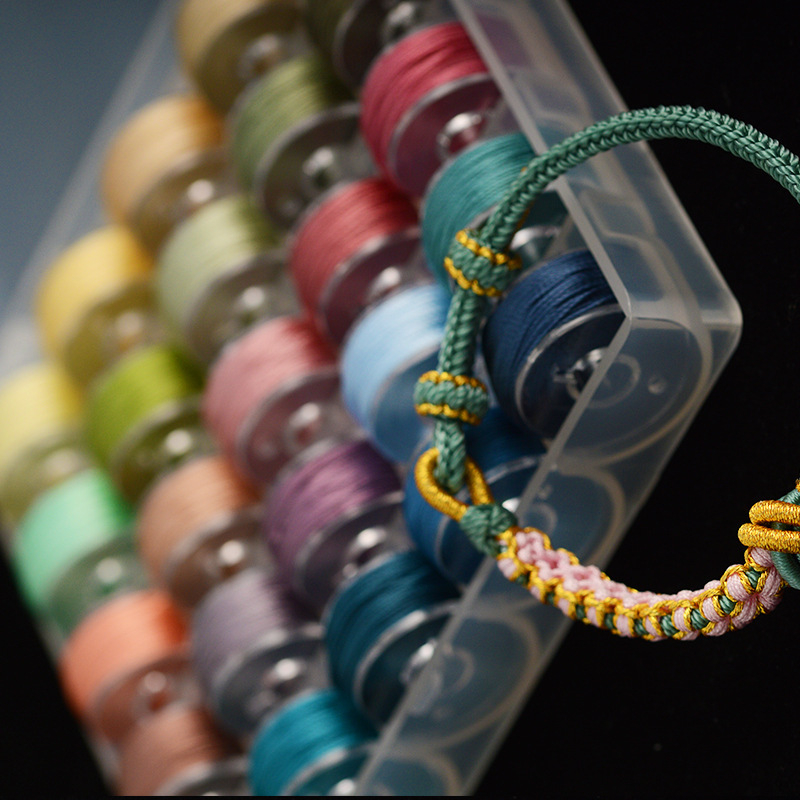 3-szálú kötőzsinórkészlet DIY kötéshez, bojtokkal és virágcsomagoláshoz