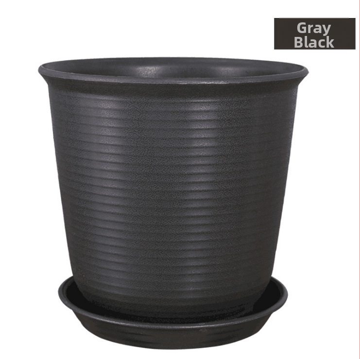 Kvetináč z živice, plastová konštrukcia, na stolné alebo podlažné použitie, nie je ľahko deformovateľný - Exquisite Flowers