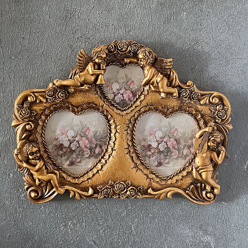 Rama za fotografije od smole za zid, ručno izrađena, europski stil, pogodna za dnevni boravak, spavaću sobu i hodnik