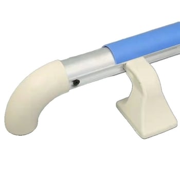 PVC kapaszkodó falra szerelve, ütésvédő és csúszásmentes felülettel, kórházak, óvodák és idősotthonok folyosói számára