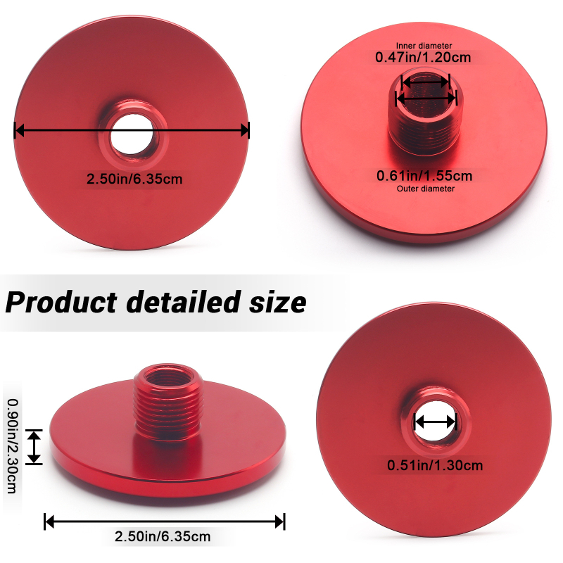 Modificirani spiralni adapter za uljni filter automobila, 1/2-28 do 3/4-16 x 2,5, aluminijska legura
