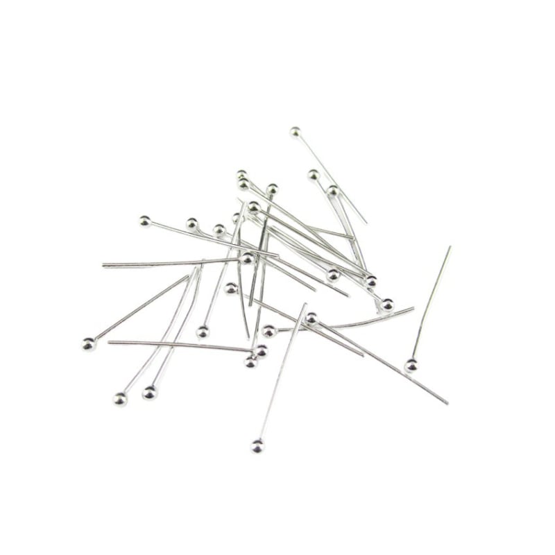 Réz gömbfejű csapok DIY ékszerekhez, elektrolitikus réz felülettel, 10 000 darabos csomag