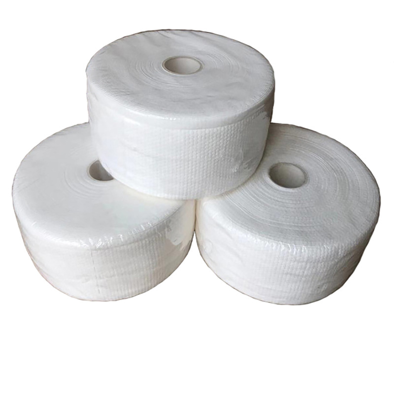 Голям ролон еднократни кърпи за лице от чист памук (чист памук, 500 г, плоско тъкане, многонишкова прежда, абсорбция 0–5 сек)