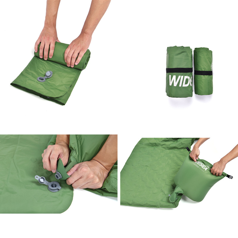 Widesea egy személyes kemping felfújható párna, kettős kamrával, TPU + nylon, súly 1000 g, modell WSCM-006G