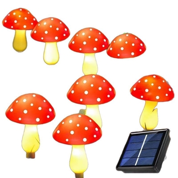 Vanjska LED lampica u obliku gljive, IP67 vodootporna, PVC kućište, 0,5 W, CE certifikat, radno vrijeme 6–12 sati