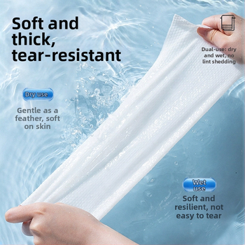 Еднократна кърпа за коса за салони за красота, регенерирано целулозно влакно, влакна от дървесна маса, абсорбция 0-5 сек, проста сплетка, персонализирана обработка