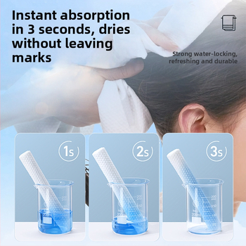 Еднократна кърпа за коса за салони за красота, регенерирано целулозно влакно, влакна от дървесна маса, абсорбция 0-5 сек, проста сплетка, персонализирана обработка