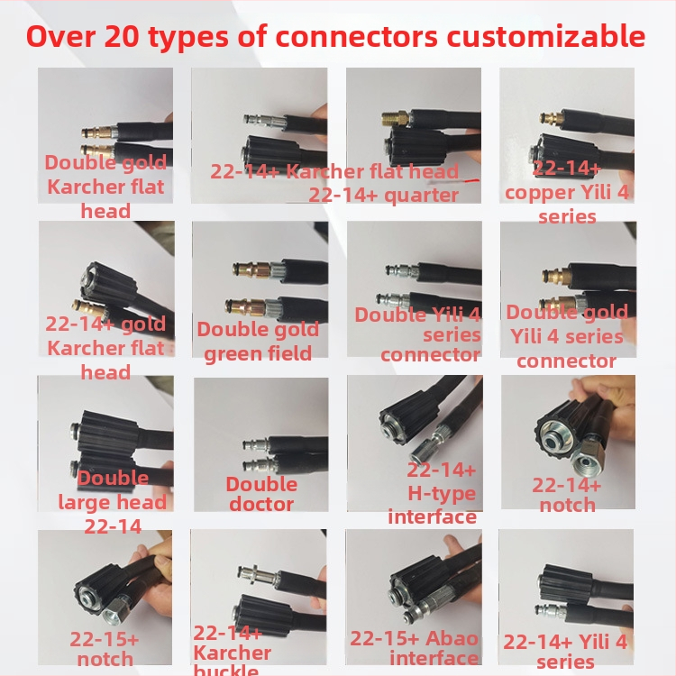 Hadica na vysokotlaké čistenie s výstupným potrubím s ochranou proti výbuchu, mäkká domáca vodná pištoľ, materiál PVC/PE, hmotnosť 3 kg