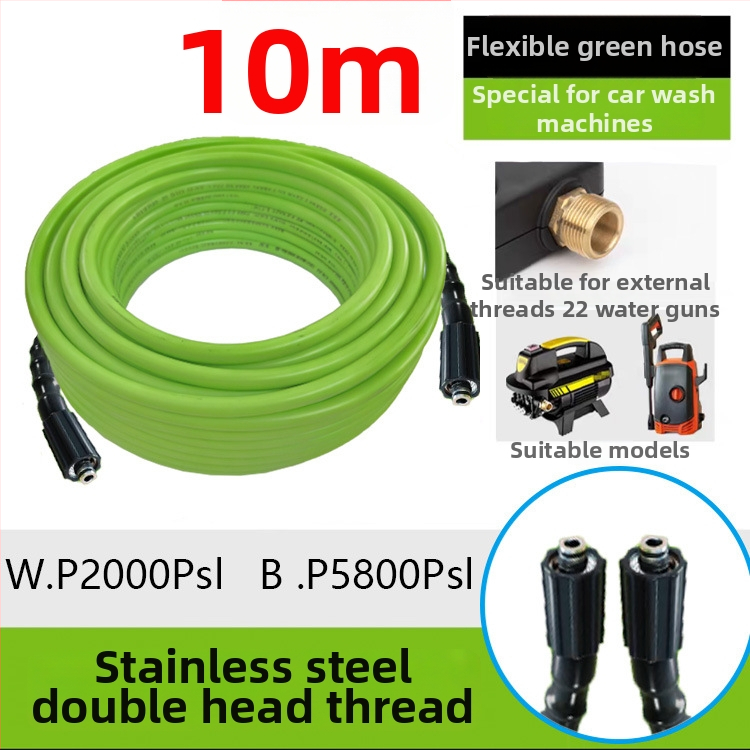 Hadica na vysokotlaké čistenie s výstupným potrubím s ochranou proti výbuchu, mäkká domáca vodná pištoľ, materiál PVC/PE, hmotnosť 3 kg