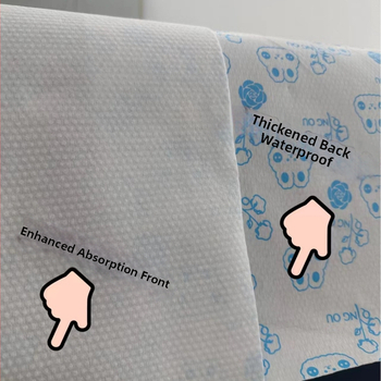 Еднократна кърпа за фризьорски салон, водоустойчива подплата за рамо, от дървесни влакна, 140 g, абсорбция на вода 0–5 s, възможност за персонализиране и печат на лого