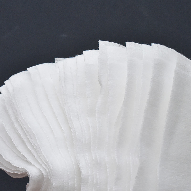 Кърпа за лице за козметична масажна маса с кръстовидни и кръгли отвори, полиестер, 40 г, еднократна, попиване 0–5 с