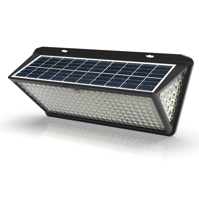 Lampa solară pentru perete exterior IP65, LED, 100 W, detectare radar, model NS158