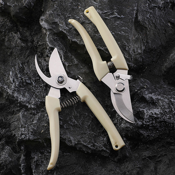 Gyümölcsfák metszőollója - görbített fej, kerti ág- és virágolló - gyümölcsfa-metsző eszköz