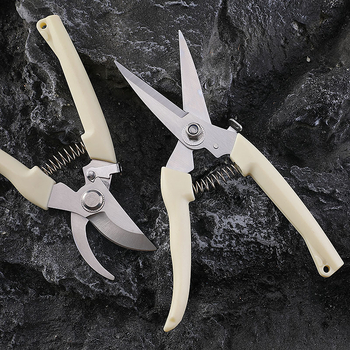 Gyümölcsfák metszőollója - görbített fej, kerti ág- és virágolló - gyümölcsfa-metsző eszköz