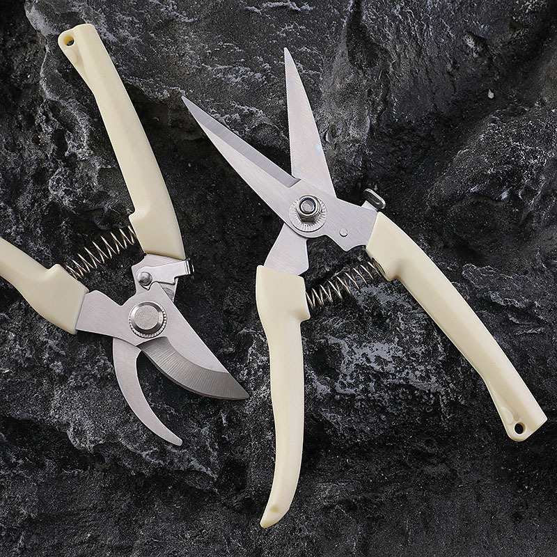 Gyümölcsfák metszőollója - görbített fej, kerti ág- és virágolló - gyümölcsfa-metsző eszköz