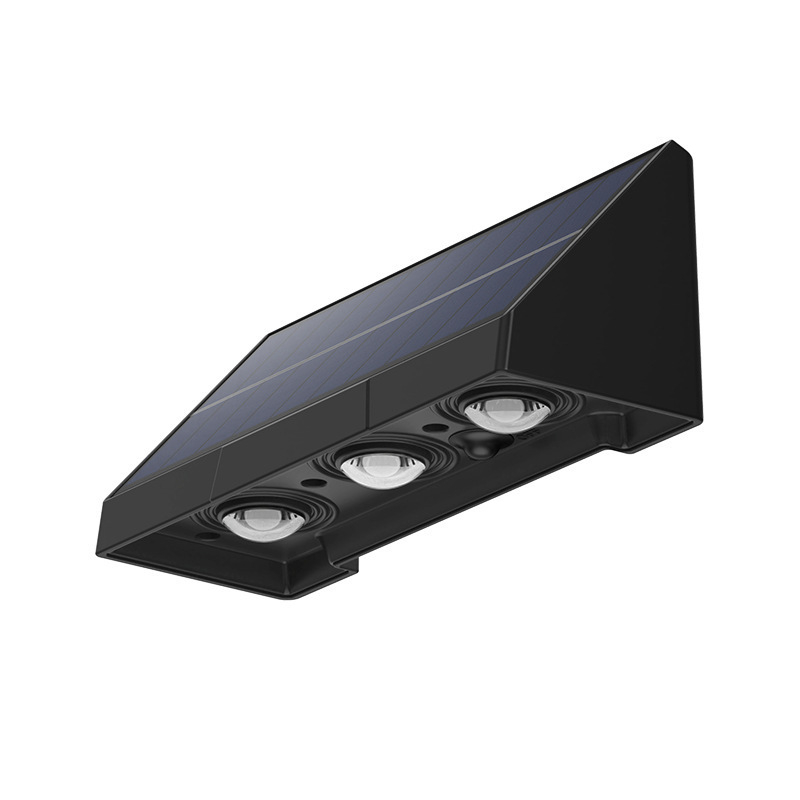 Lampa LED solară de perete – IPX4, 1W, 3.7V, Durată de funcționare 6–12h