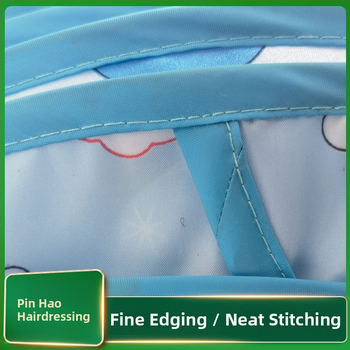 Vaikų kirpimo chalatas – anti-lūžimui, sulankstomas karikatūrinis dizainas, Pingao Hairdressing, tinkamas salonams