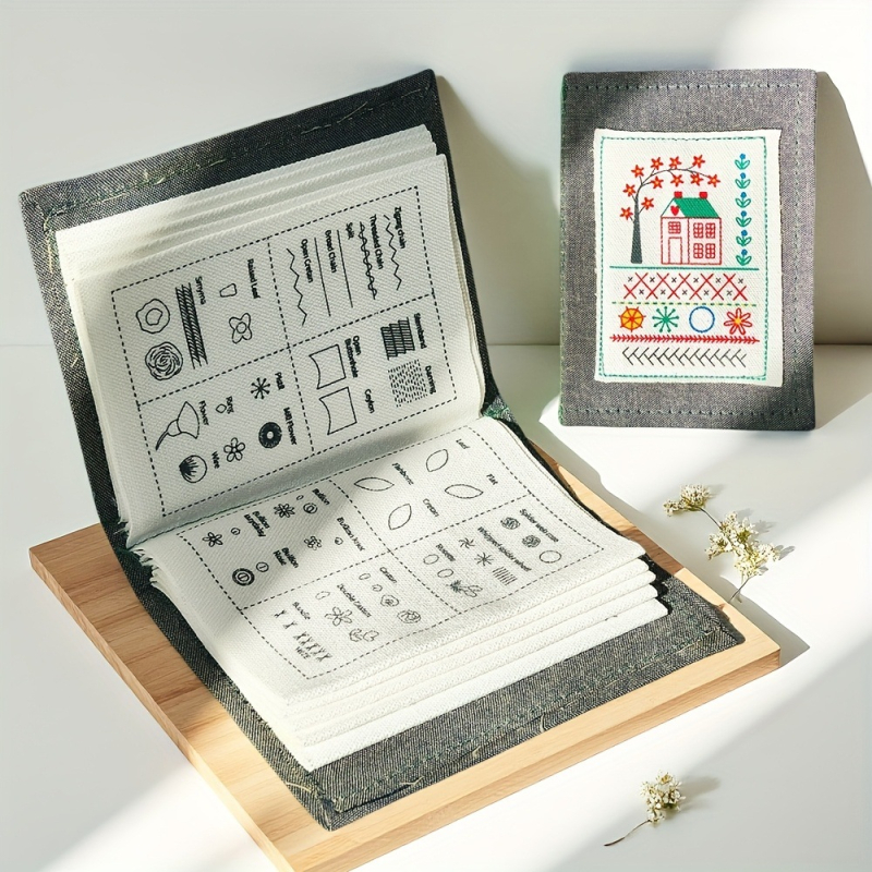 Knjiga uzoraka za križno šivanje – Elegantno DIY šivanje iglom, Marka Pin Ce, Broj proizvoda Pattern Embroidery Book, Stil Moderno minimalistički