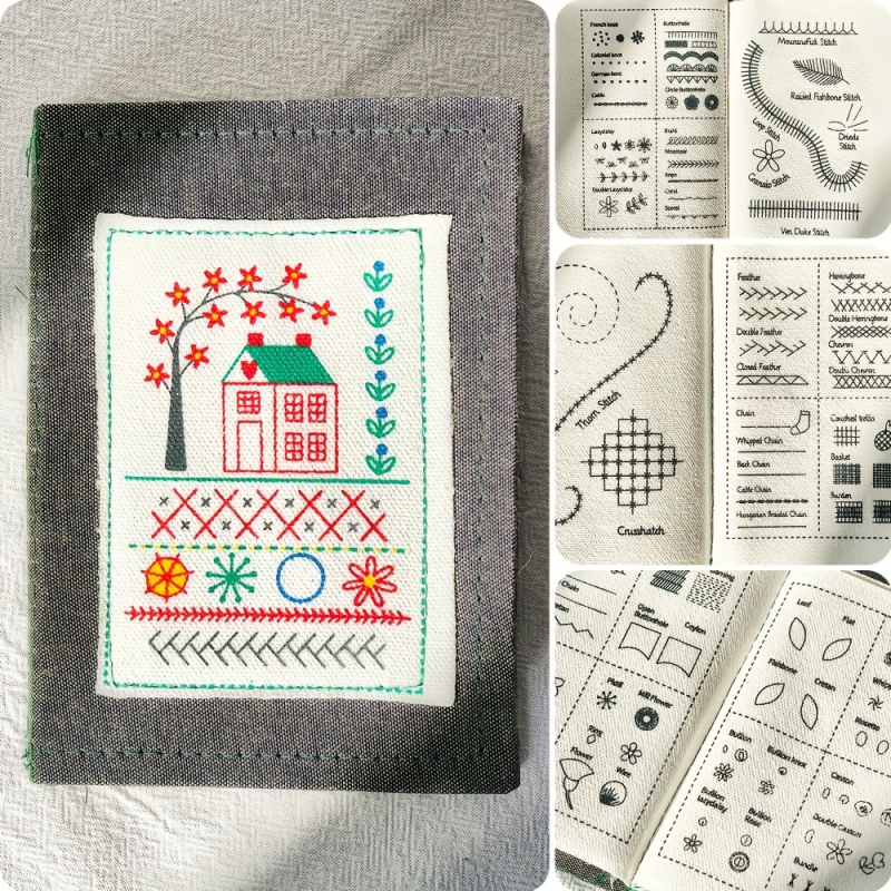 Knjiga uzoraka za križno šivanje – Elegantno DIY šivanje iglom, Marka Pin Ce, Broj proizvoda Pattern Embroidery Book, Stil Moderno minimalistički