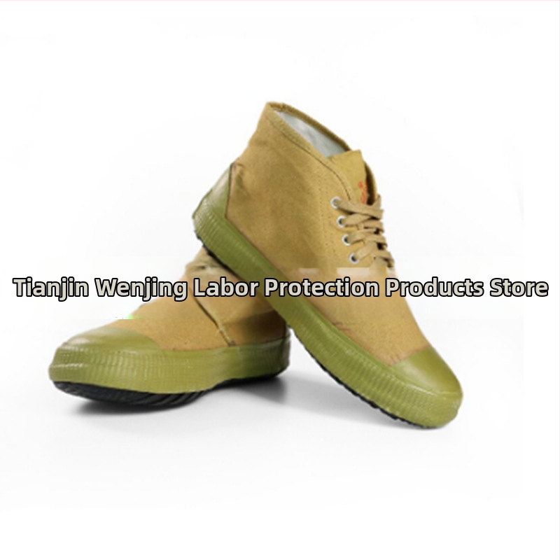 Izolované pracovné topánky s 5kV izoláciou, vršok z plátna, stredná výška