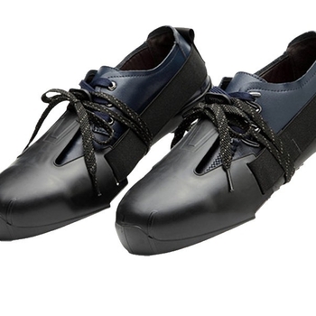 Huse de protecție pentru încălțăminte din PVC pentru vizitatori — vârf anti-șoc, anti-perforație, talie joasă, izolație