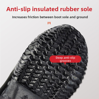 Изолирани обувки за електротехници, гумени водоустойчиви средно високи обувки, марка Jinbu'an, професионално обслужване