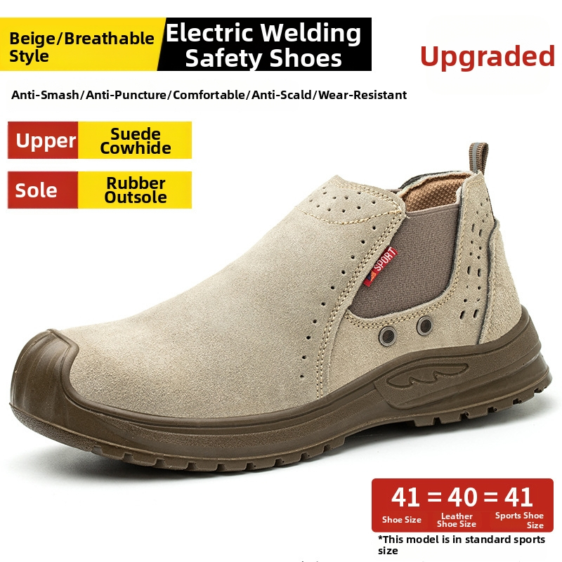 Обувки за безопасност при заваряване - антиудар, антипробив, изолирани, леки, без връзки