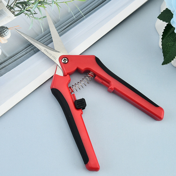 Sekator s oprugom i oštrim vrhom – za podrezivanje voća i grožđa, oštrice ravne i zakrivljene