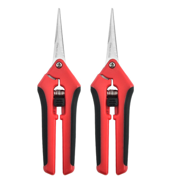 Sekator s oprugom i oštrim vrhom – za podrezivanje voća i grožđa, oštrice ravne i zakrivljene