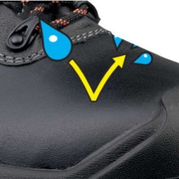 Delta μονωμένα παπούτσια ασφαλείας — προστασία από κραδασμούς και διάτρηση, δέρμα κόκκων, χαμηλό πάνω μέρος, μη μεταλλικά συνθετικά υλικά, μόνωση