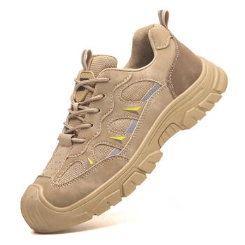 Мъжки летни дишащи защитни обувки за работа: антиударни, антипробивни, изолация, противохлъзгави, метална защита на пръстите