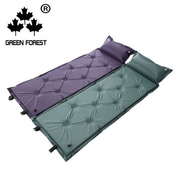 Vanjski jednodijelni modulirani PVC automatski napuhujući kamping madrac, debljina 2,5 cm, model LG-1812, težina 1000 g