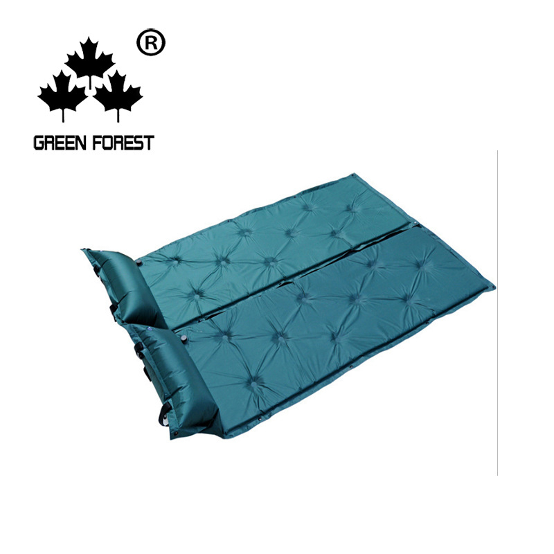 Vanjski jednodijelni modulirani PVC automatski napuhujući kamping madrac, debljina 2,5 cm, model LG-1812, težina 1000 g