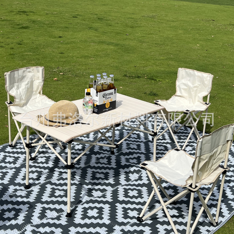 Sklopiva prostirka od polipropilena s tkanom i šupljim cijevima, anti-slip, vodootporna – za piknik i kampiranje na otvorenom, dvorište, veličine 120/150/180/270 cm
